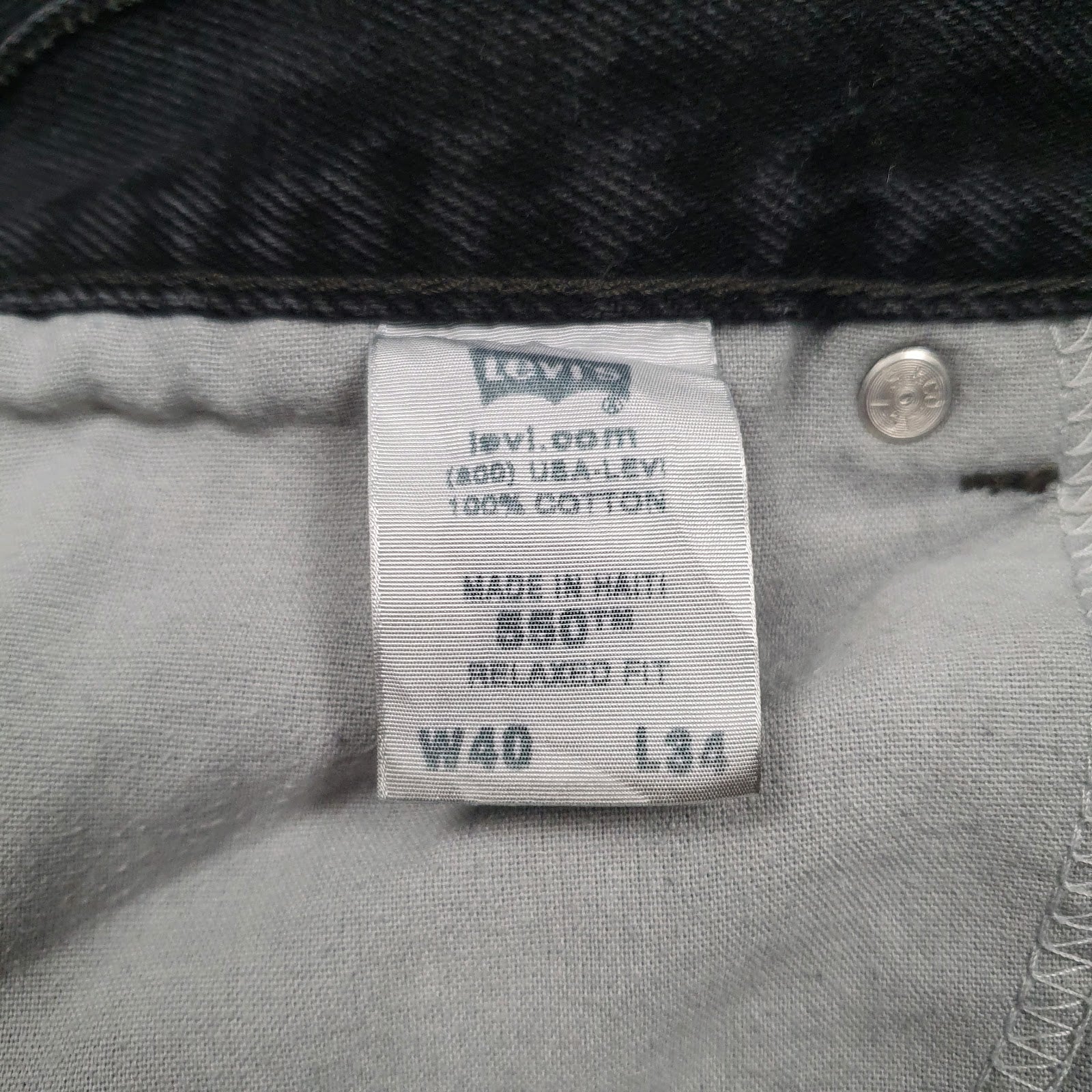 Mens Black Levis   Jeans