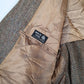 Mens Brown Harris Tweed Herringbone  Coat
