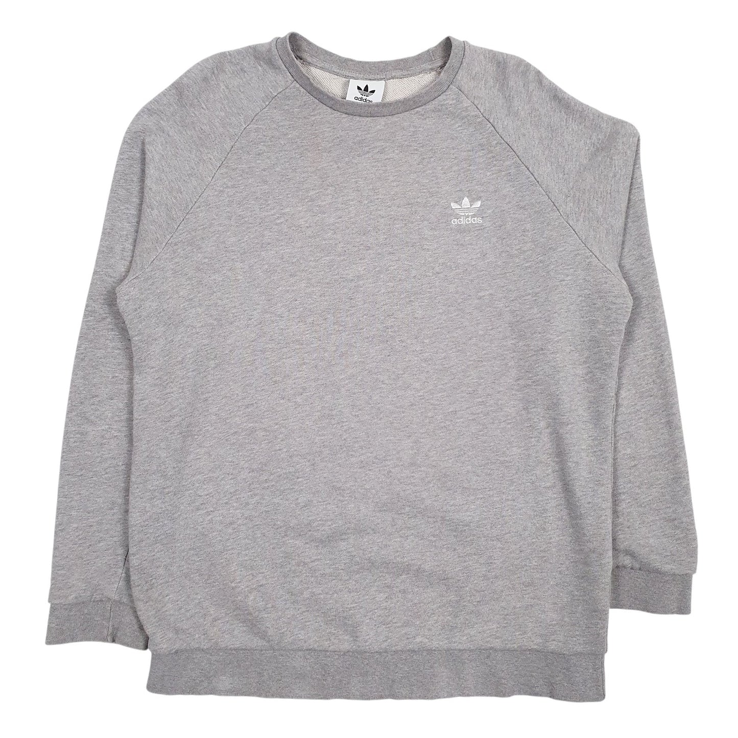 Mens Grey Adidas  Crewneck Jumper