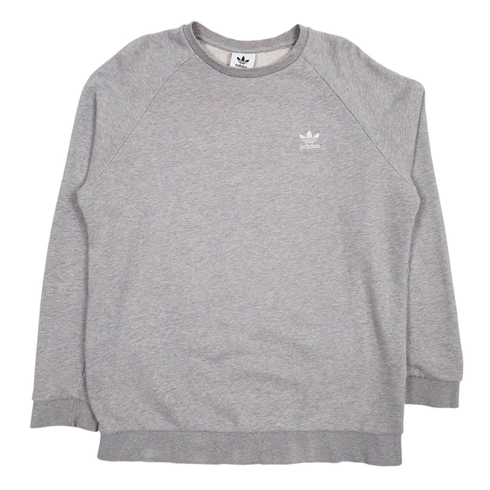 Mens Grey Adidas  Crewneck Jumper