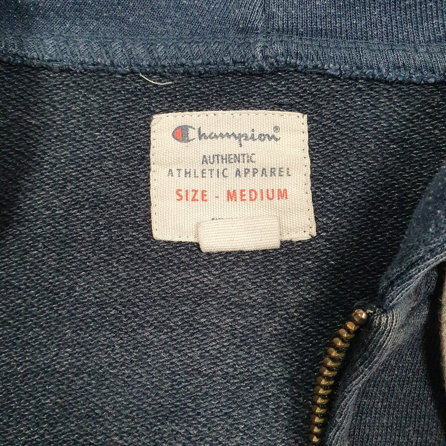 Mens Blue Champion  Full Zip Jumper