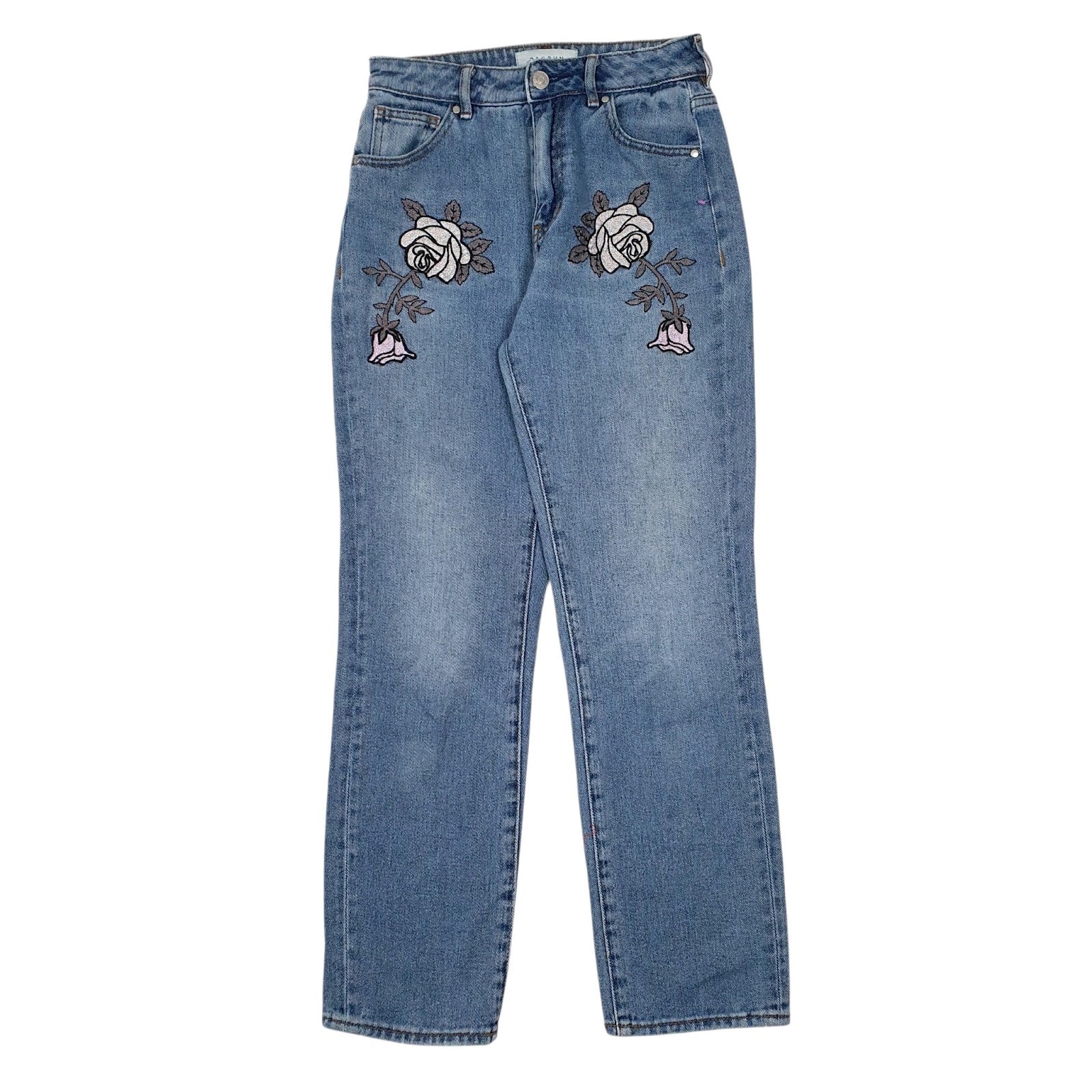 Womens Blue Pacsun Embroidered Casual JeansW26 L26