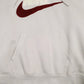 Mens Beige Nike Spellout Hoodie Jumper
