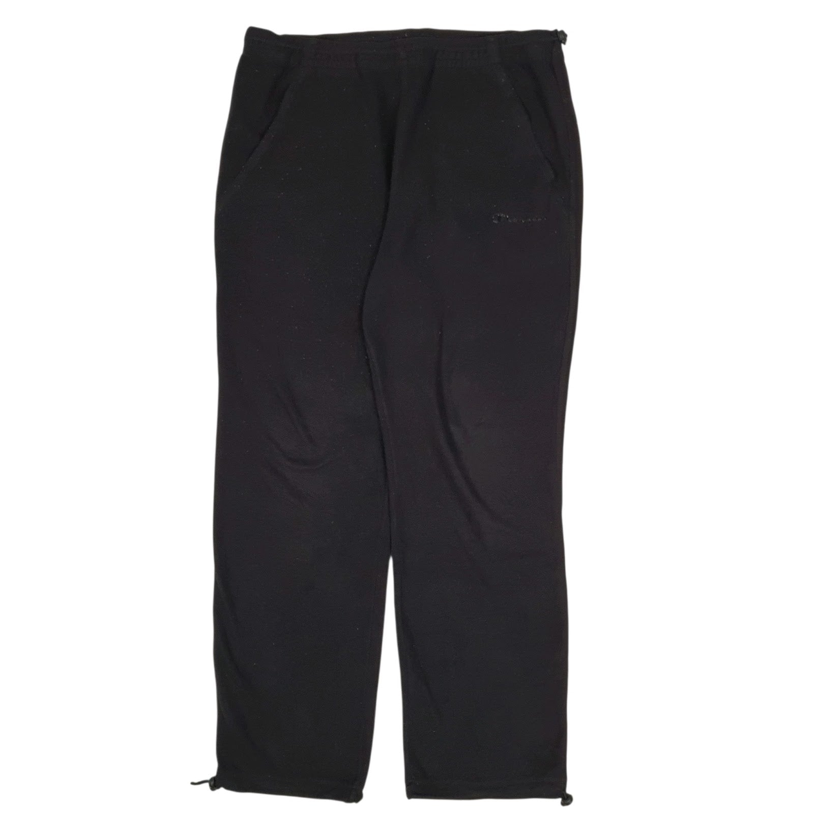 Mens Black Champion Fleece Jogger Trousers