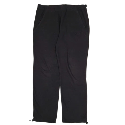 Mens Black Champion Fleece Jogger Trousers