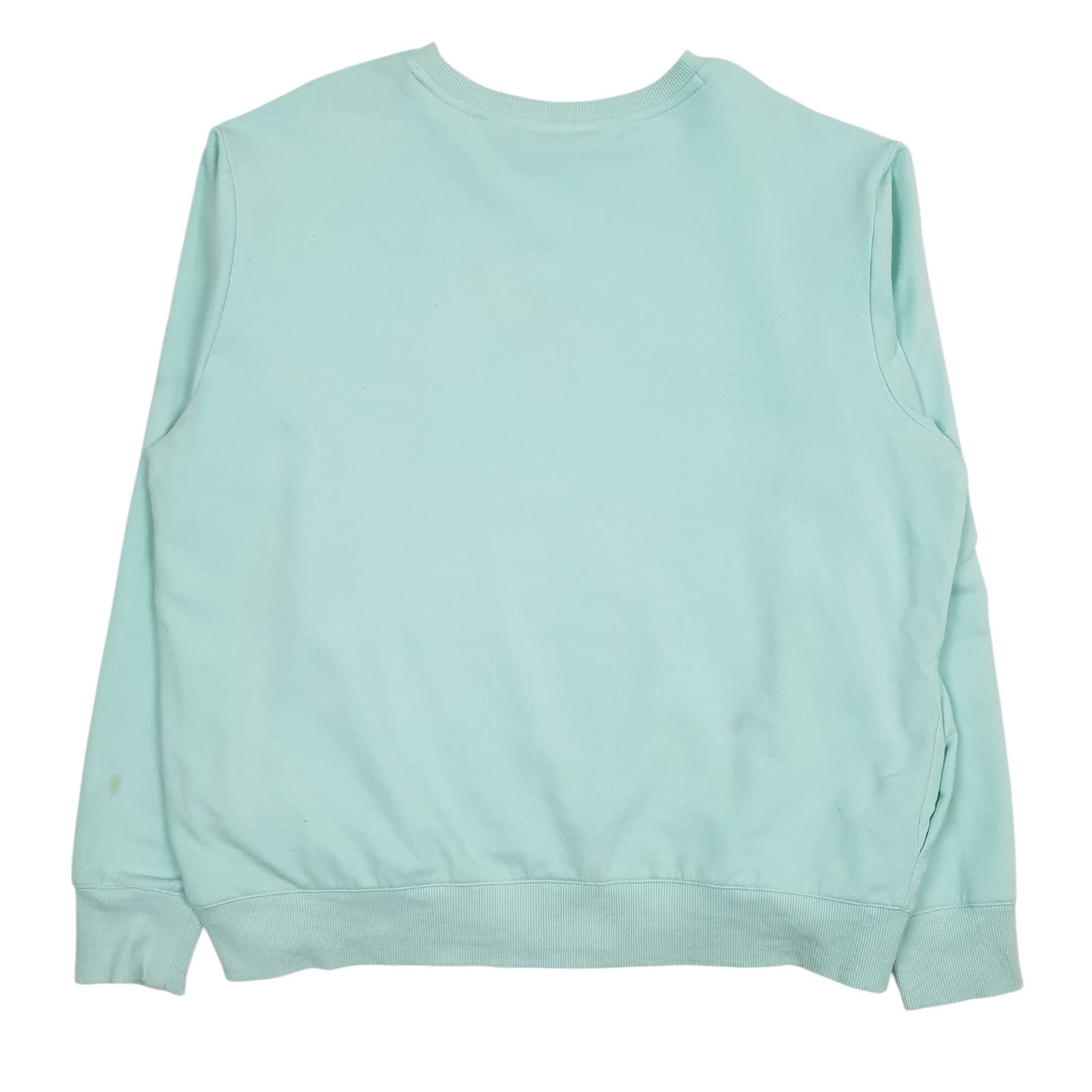 Womens Green Fila  Crewneck Jumper
