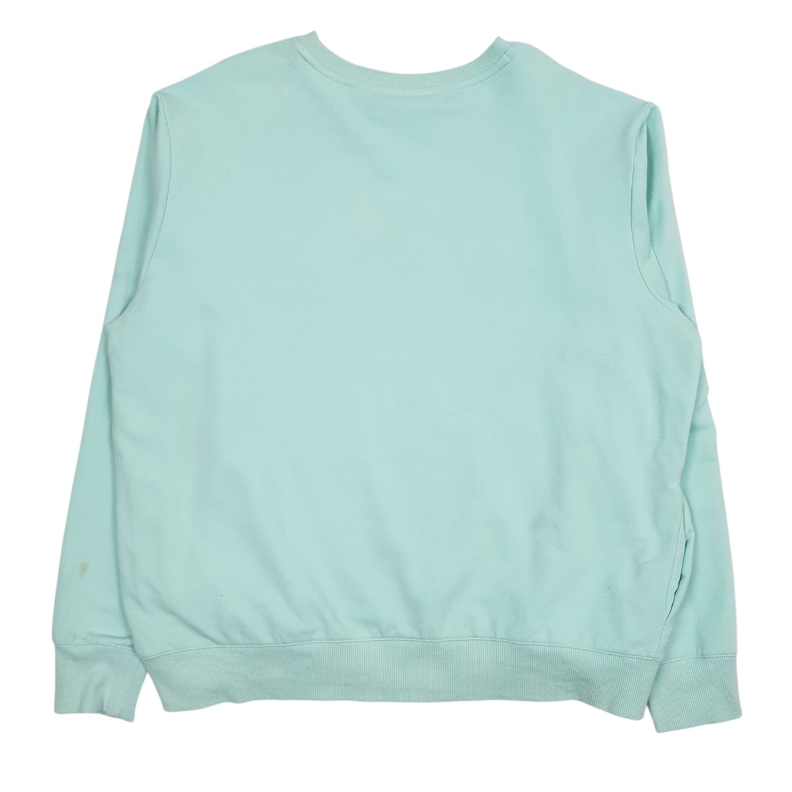 Womens Green Fila  Crewneck Jumper
