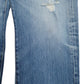 Mens Blue Levis Distressed  Jeans