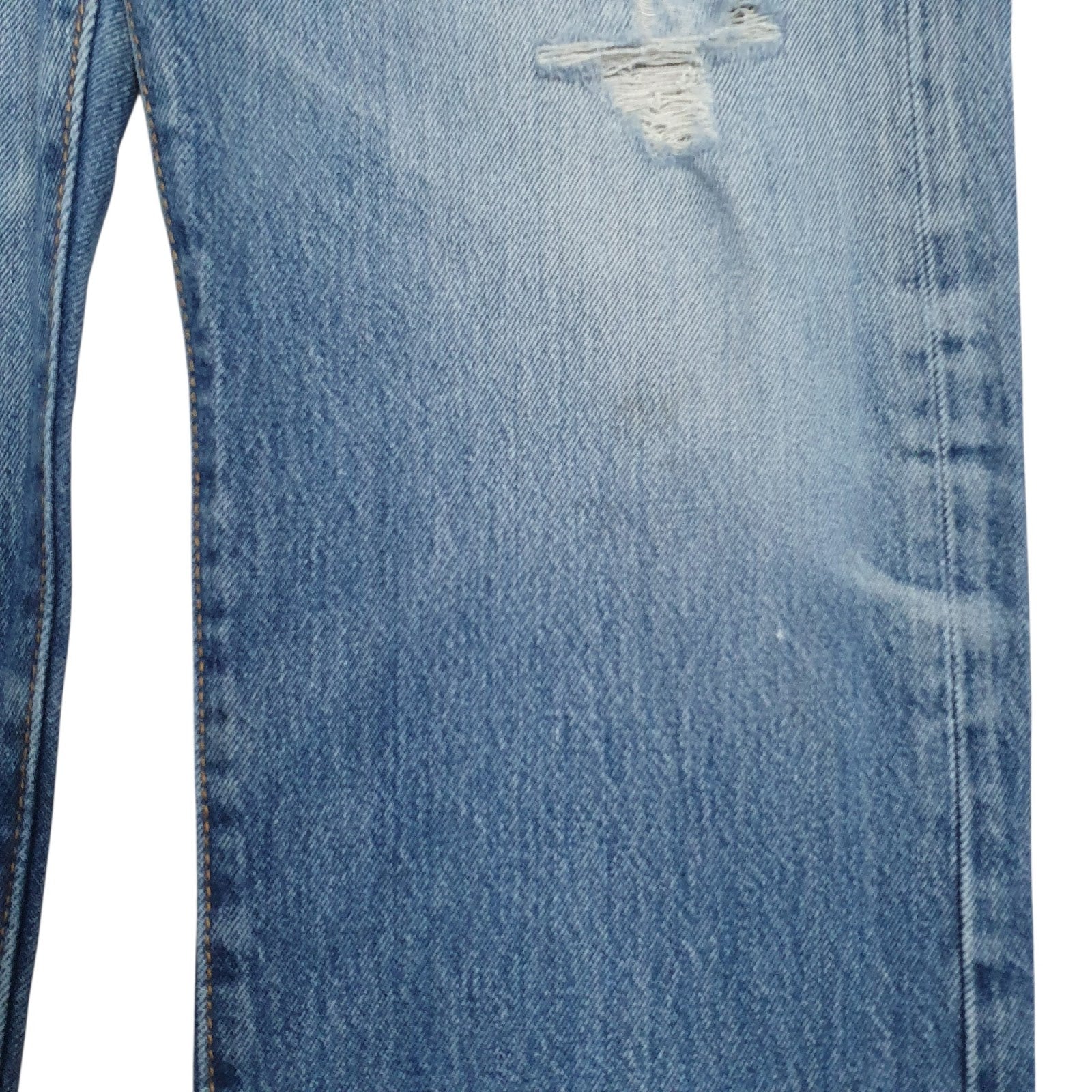 Mens Blue Levis Distressed  Jeans