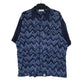 Mens Navy Pancaldi & B  Short Sleeve Shirt