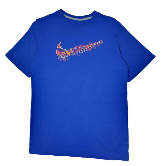 Mens Blue Nike  Short Sleeve T Shirt