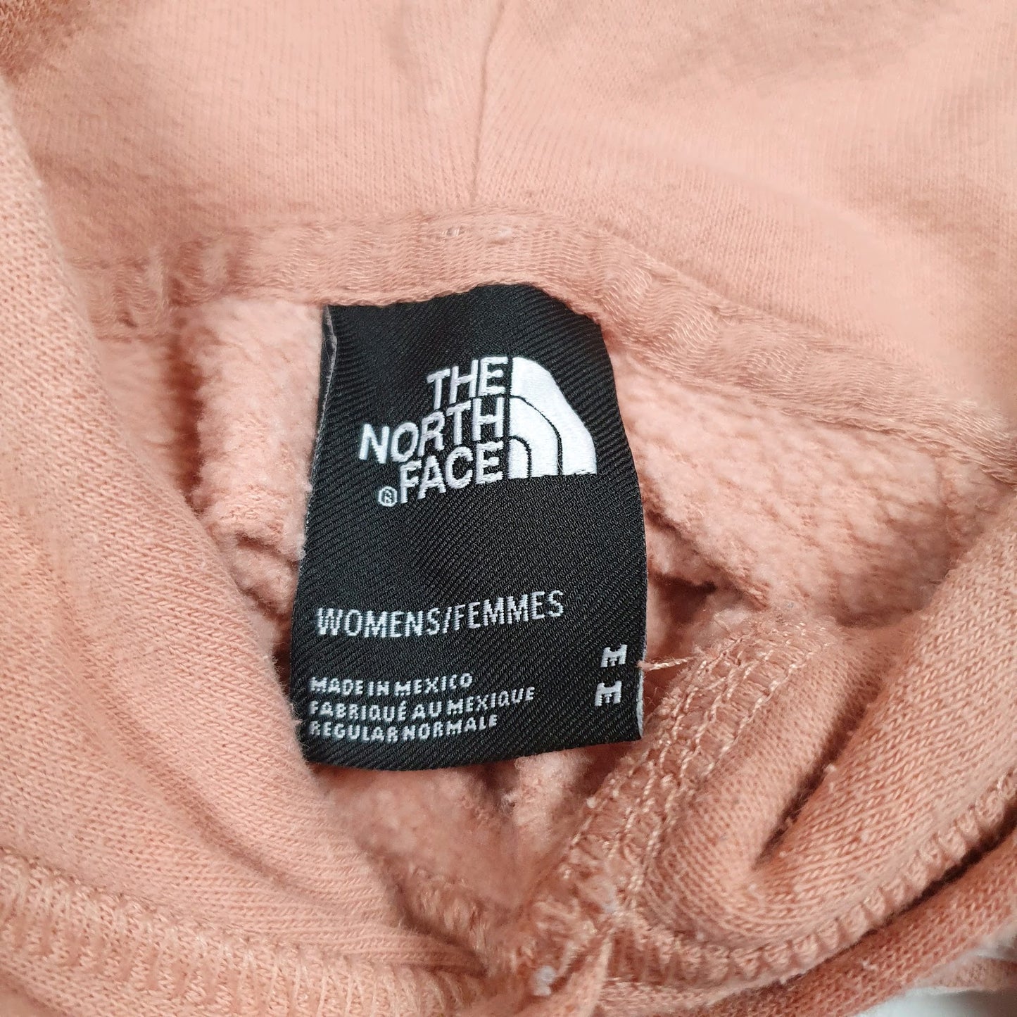 Womens Pink The North Face Spellout Hoodie Jumper