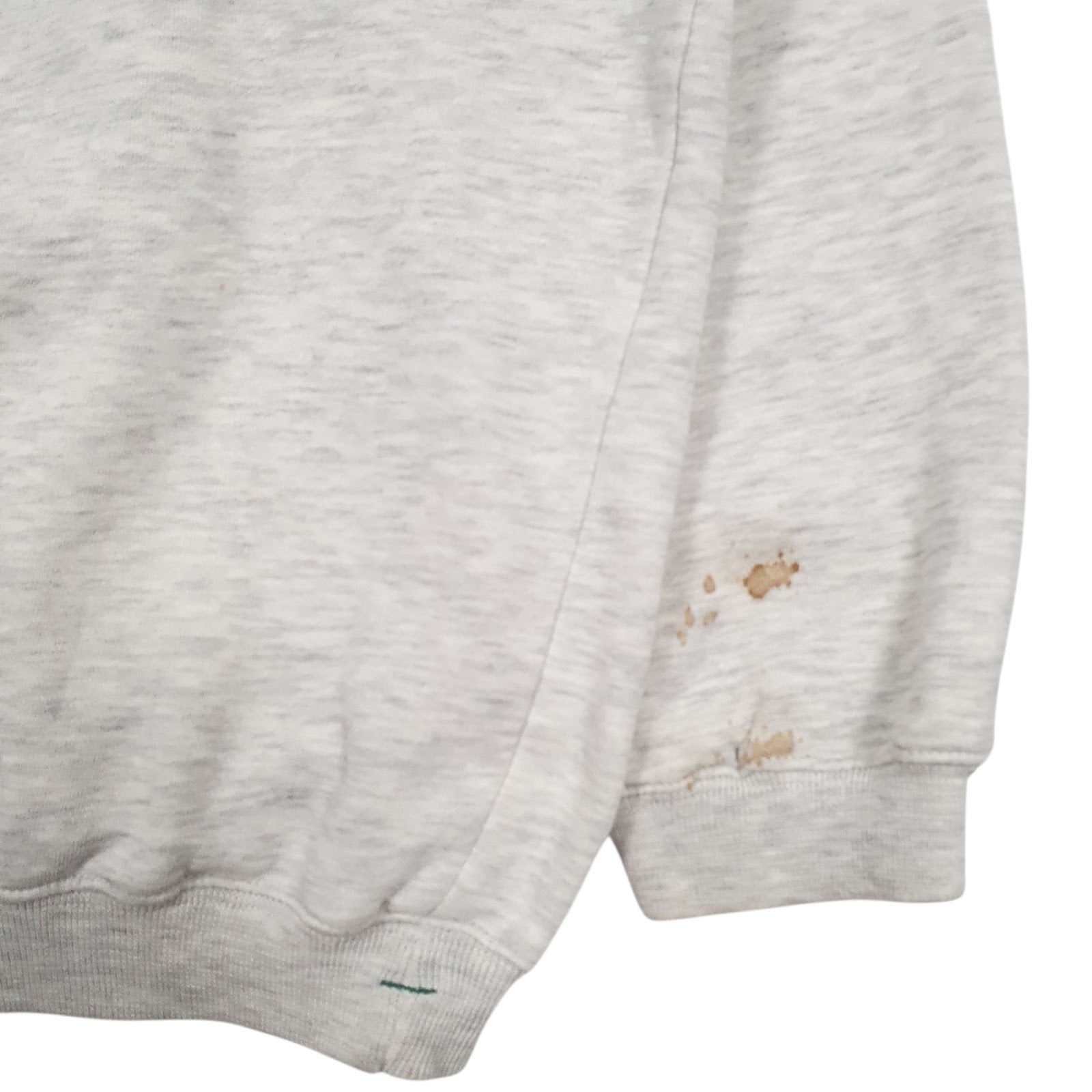 Mens Grey Adidas Equipment Vintage 90s Spellout Crewneck Jumper