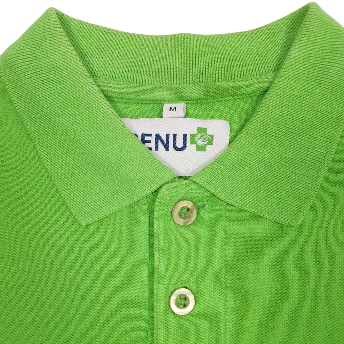Mens Green Benu   Polo Shirt