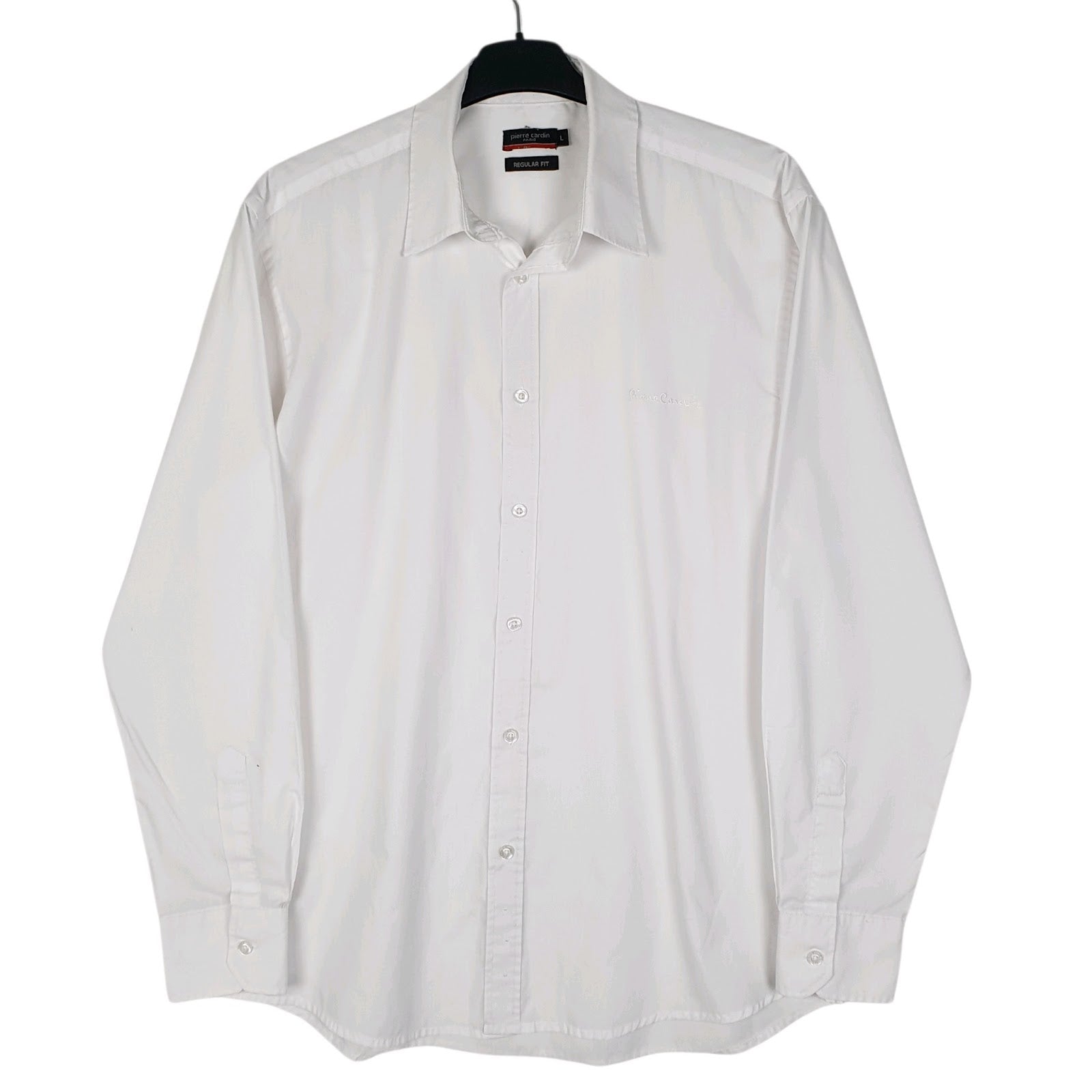 Mens White Pierre Cardin  Long Sleeve Shirt
