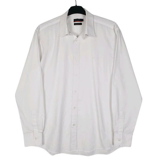 Mens White Pierre Cardin  Long Sleeve Shirt