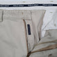 Mens Beige Polo Ralph Lauren Classic Golf Vintage 90s Double Pleated  Trousers