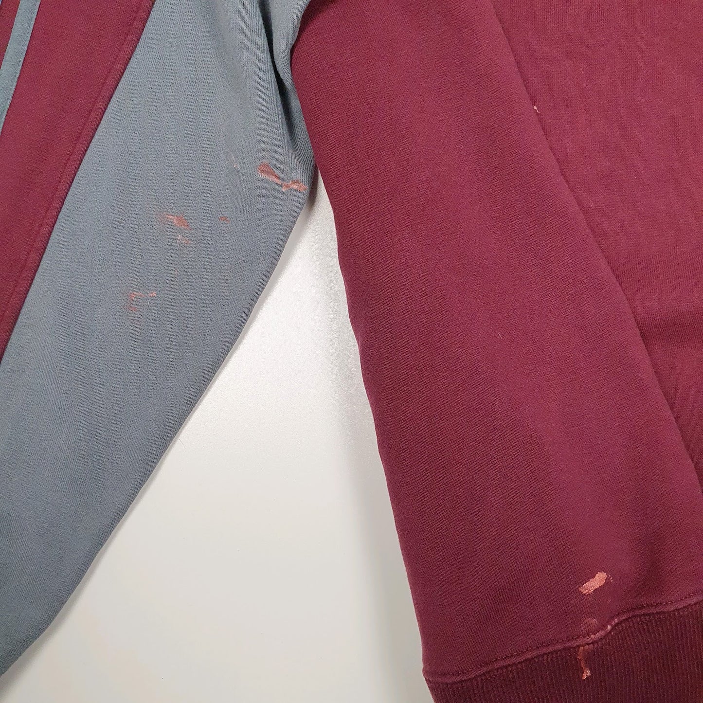 Mens Burgundy Adidas  Hoodie Jumper