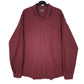 Mens Red Eddie Bauer Flannel Long Sleeve Shirt
