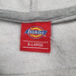 Mens Grey Dickies Spellout Hoodie Jumper