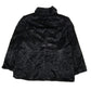 Womens Black Style & Co Fluffy Faux Fur Blazer  Coat