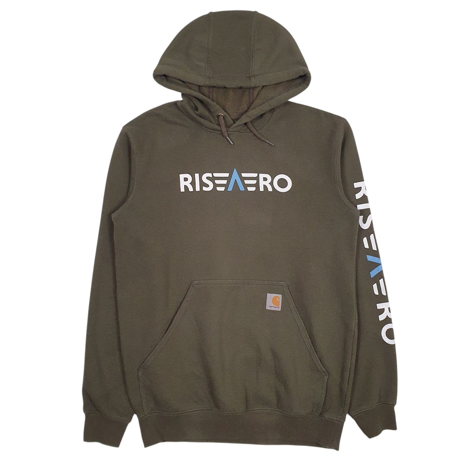 Mens Green Carhartt  Hoodie Jumper
