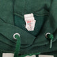Mens Green H.Wolf & Sons Vintage 80s Made In USA Ohio University Hoodie Jumper