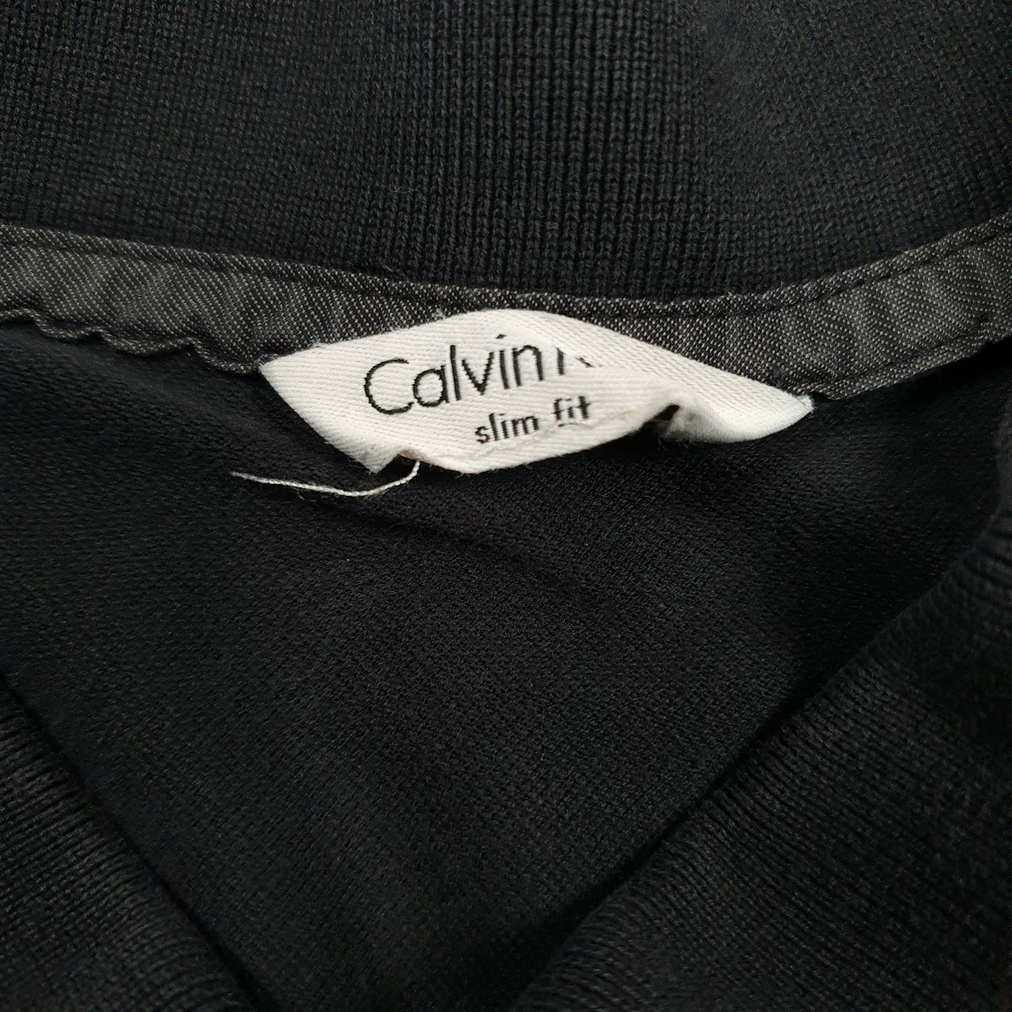 Mens Grey Calvin Klein   Polo Shirt