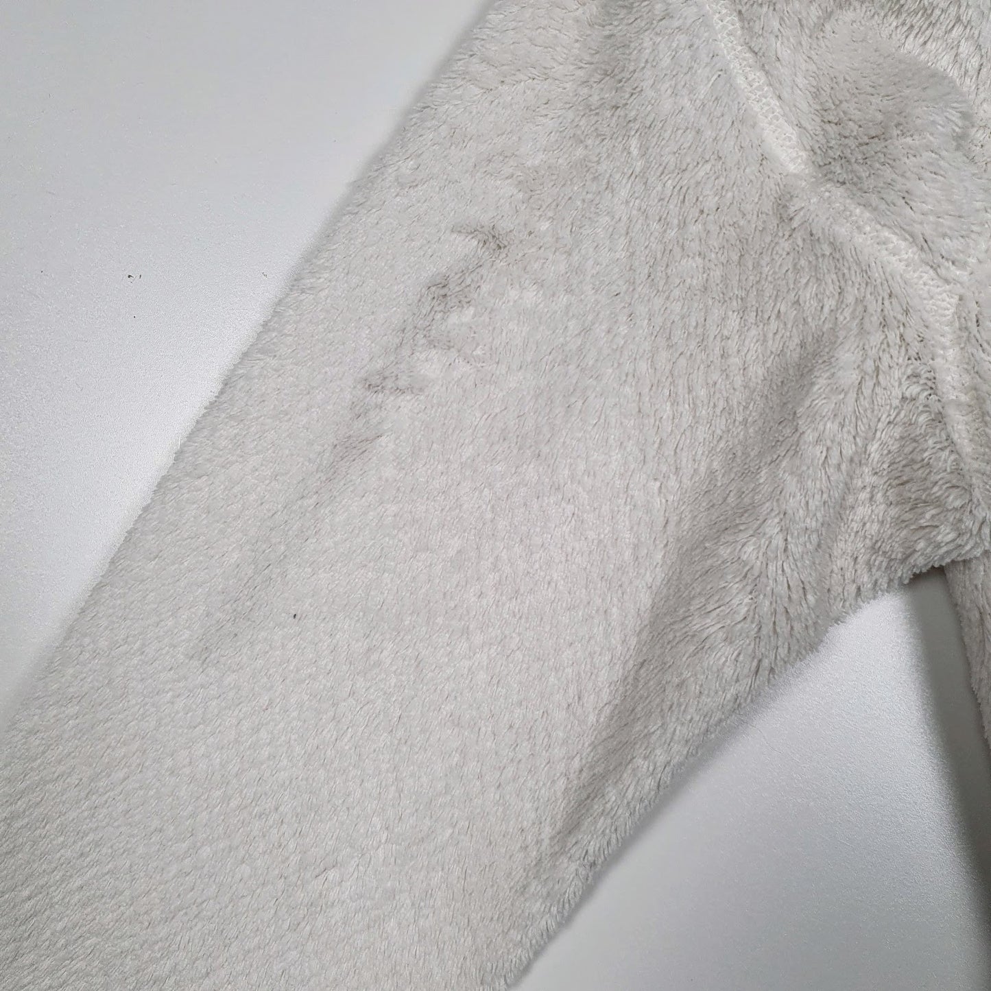 Womens White Patagonia Re Tool Fluffy Full Zip Jumper