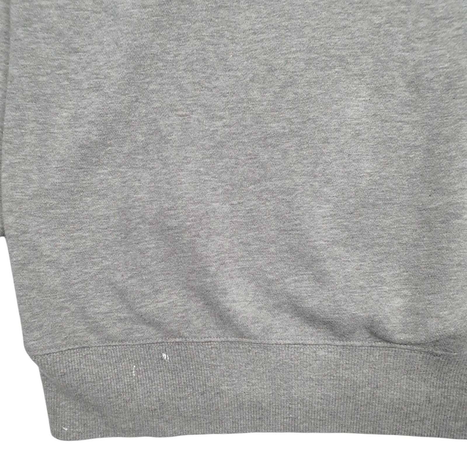 Mens Grey Adidas Vintage 90s Hoodie Jumper