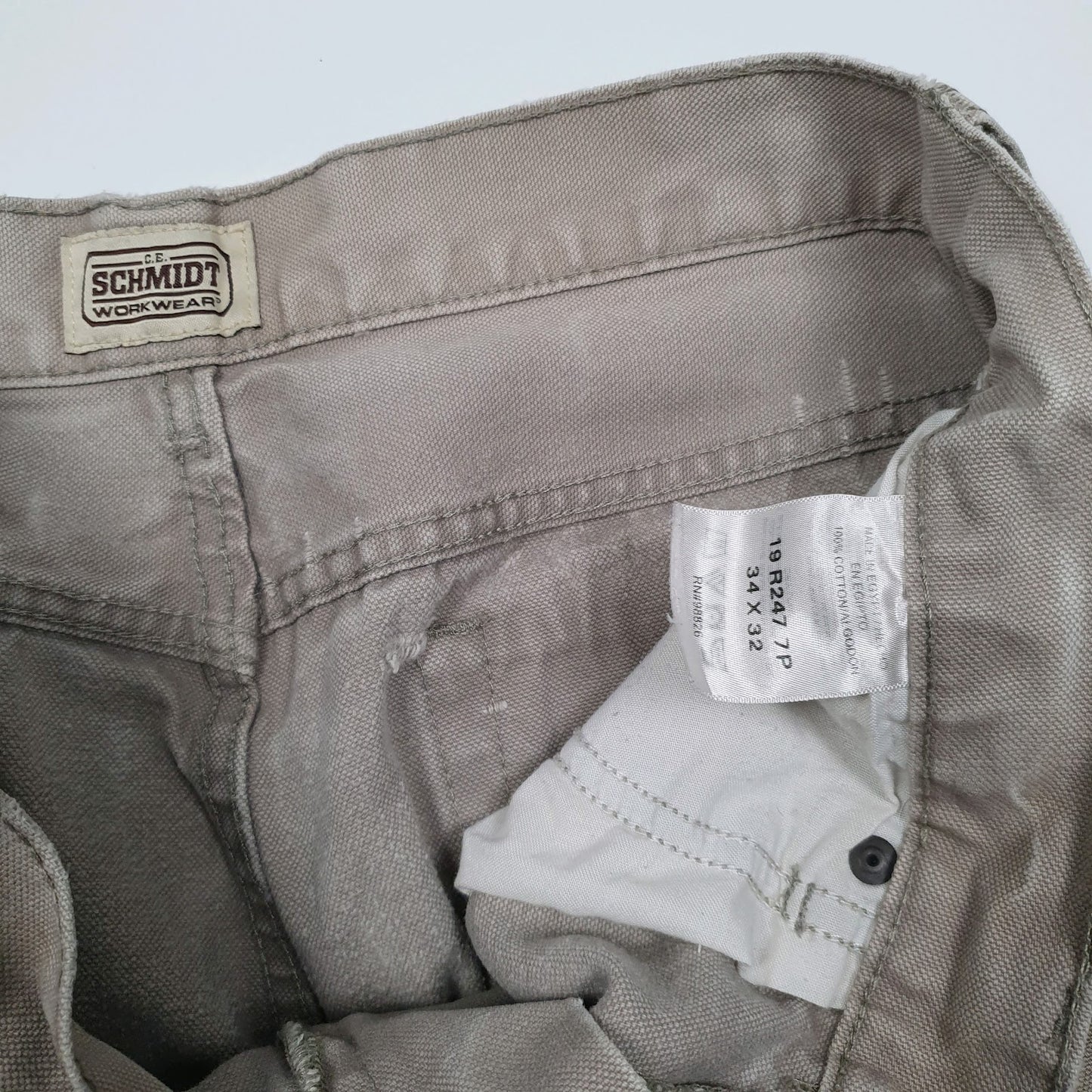 Mens Beige Schmidt Workwear  Trousers