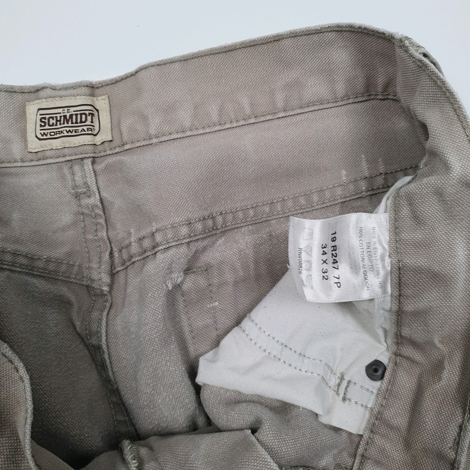 Mens Beige Schmidt Workwear  Trousers