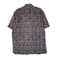 Mens Purple Eddie Bauer Vintage 00s Paisley  Shirt