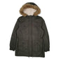 Womens Green Levis Sherpa Lined  Coat