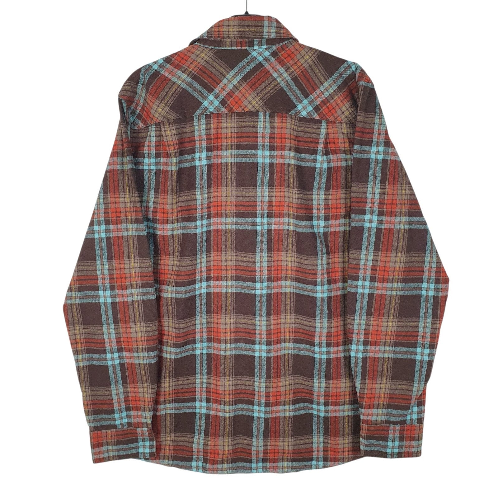 Mens Brown L.L.Bean Flannel  Shirt