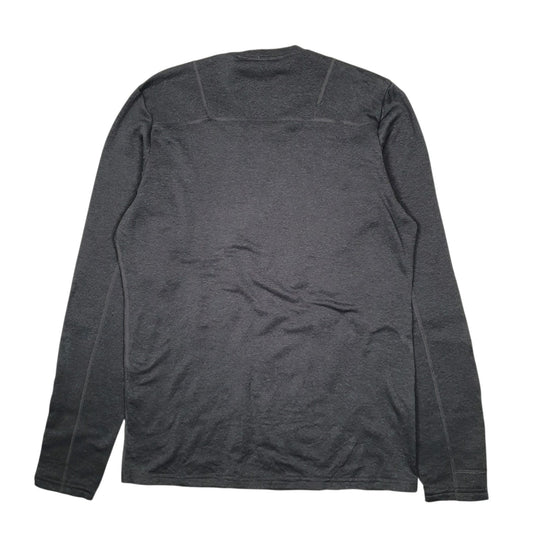 Mens Grey Patagonia Capilene Lightweight Slim Fit Crewneck Jumper