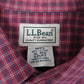 Mens Burgundy L.L.Bean   Shirt