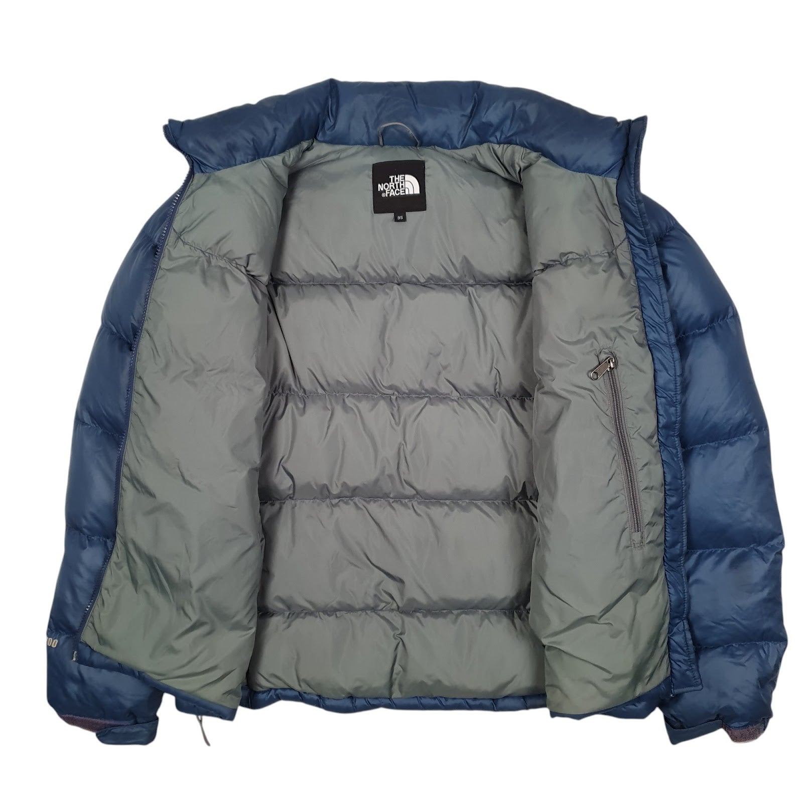 Mens Blue The North Face Nuptse  Coat