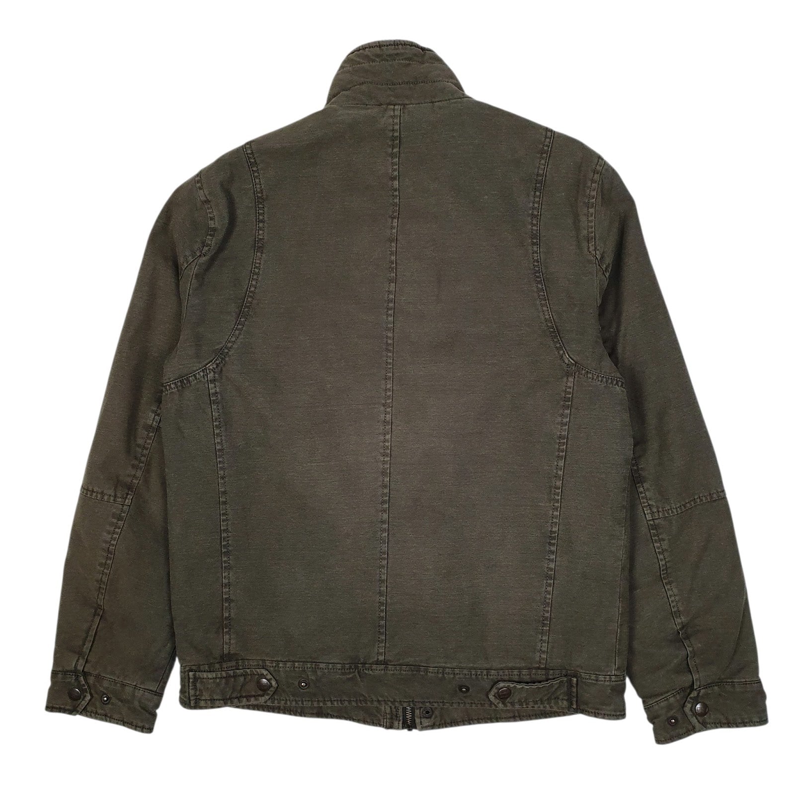 Mens Grey Levis Bomber Military  Coat