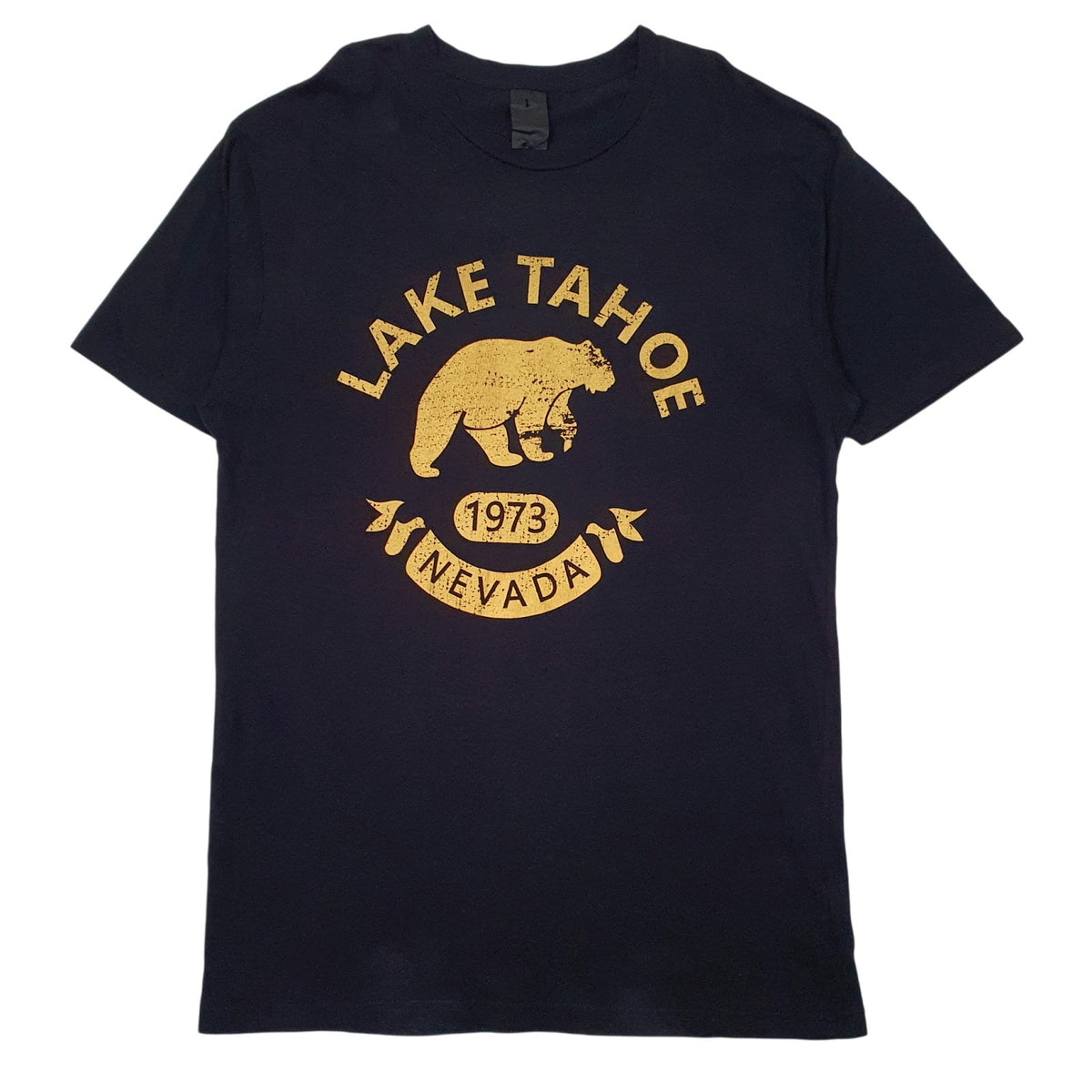 Mens Black Unbranded Lake Tahoe Nevada Short Sleeve T Shirt