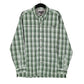 Mens Green Eddie Bauer Hiking Walking Long Sleeve Shirt