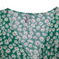 Womens Green FB Sister Plunge  Dress