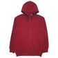 Mens Red Nautica  Full Zip Jumper