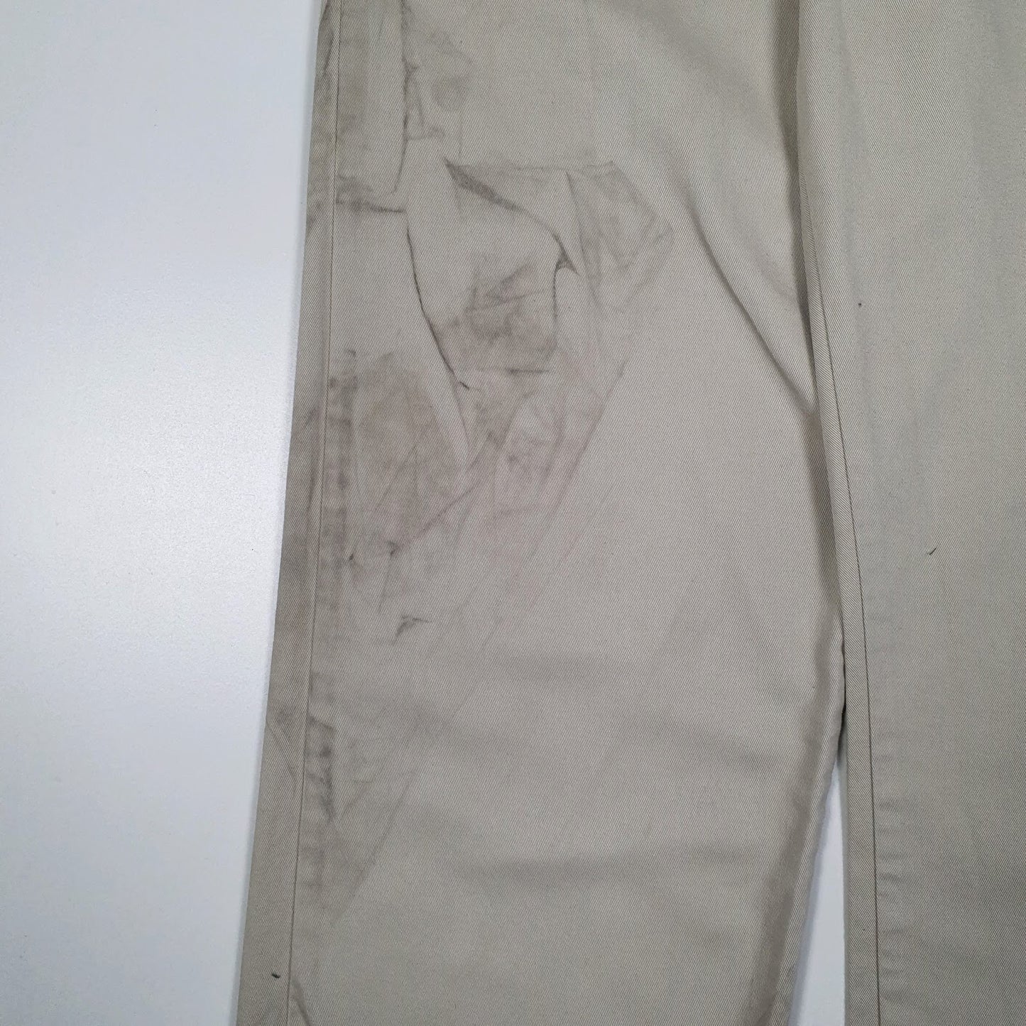 Mens Beige Polo Ralph Lauren Double Pleated  Trousers