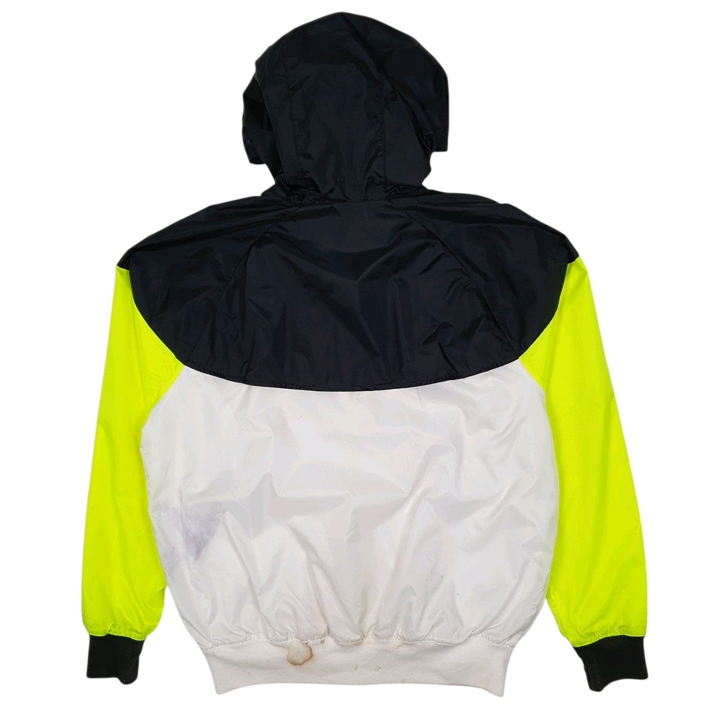 Mens White Nike Windrunner Hoodie Coat