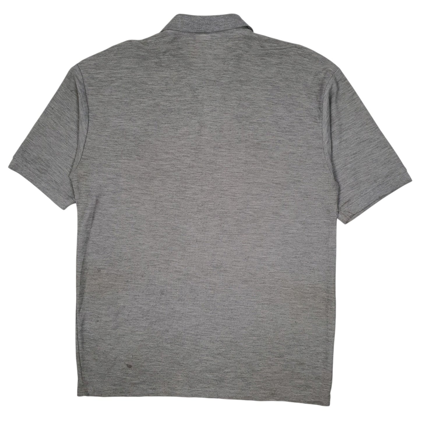 Mens Grey Russell Athletic  Hoodie Polo Shirt