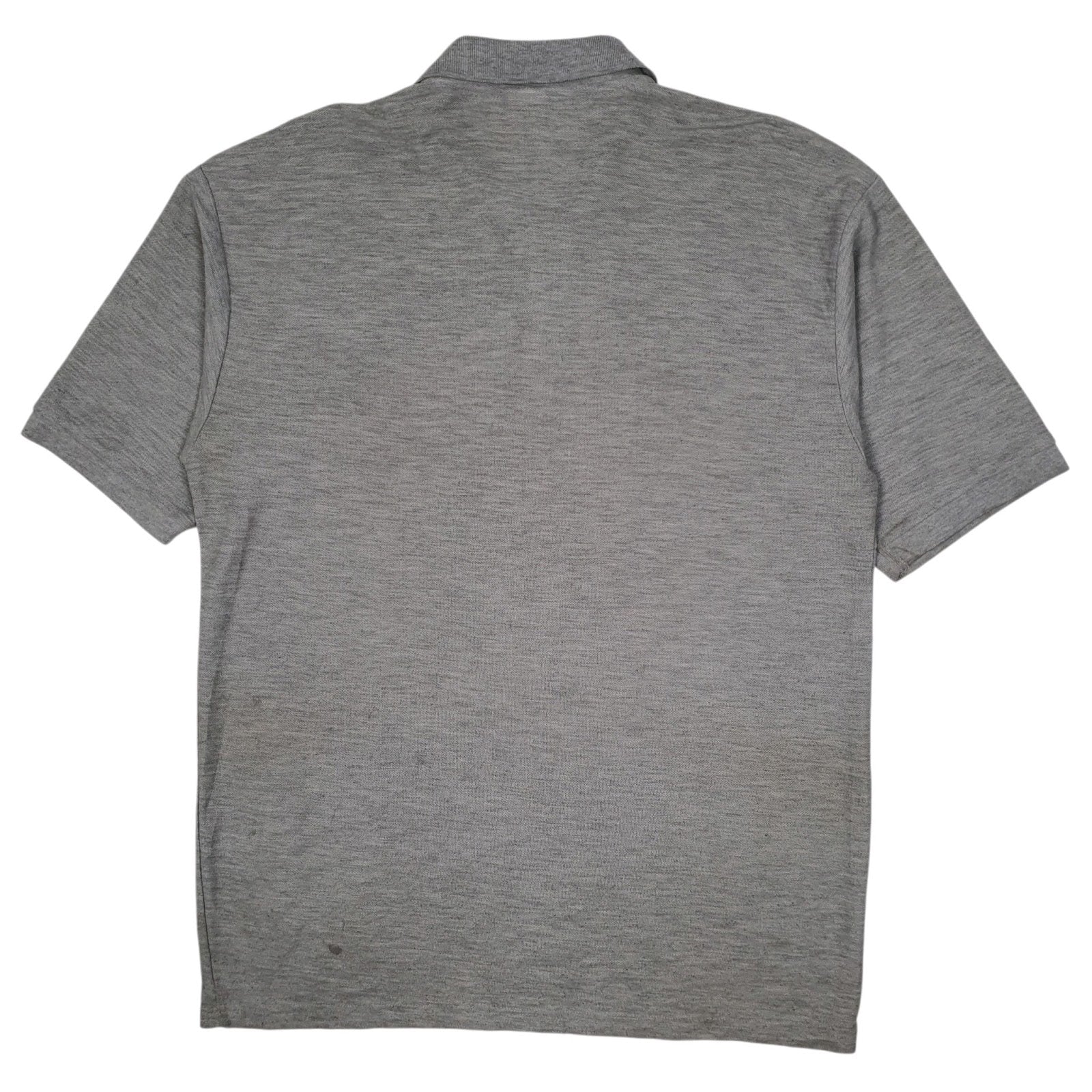 Mens Grey Russell Athletic  Hoodie Polo Shirt