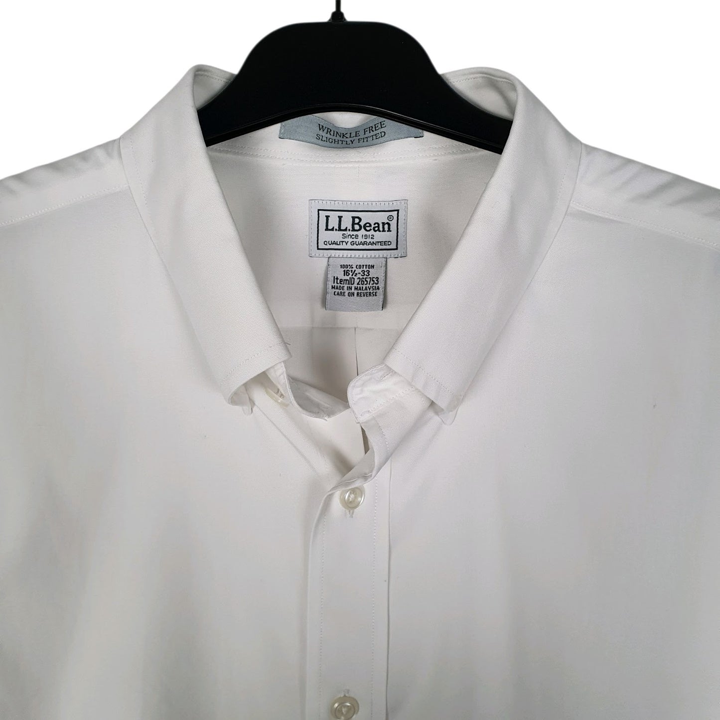 Mens White L.L.Bean   Shirt