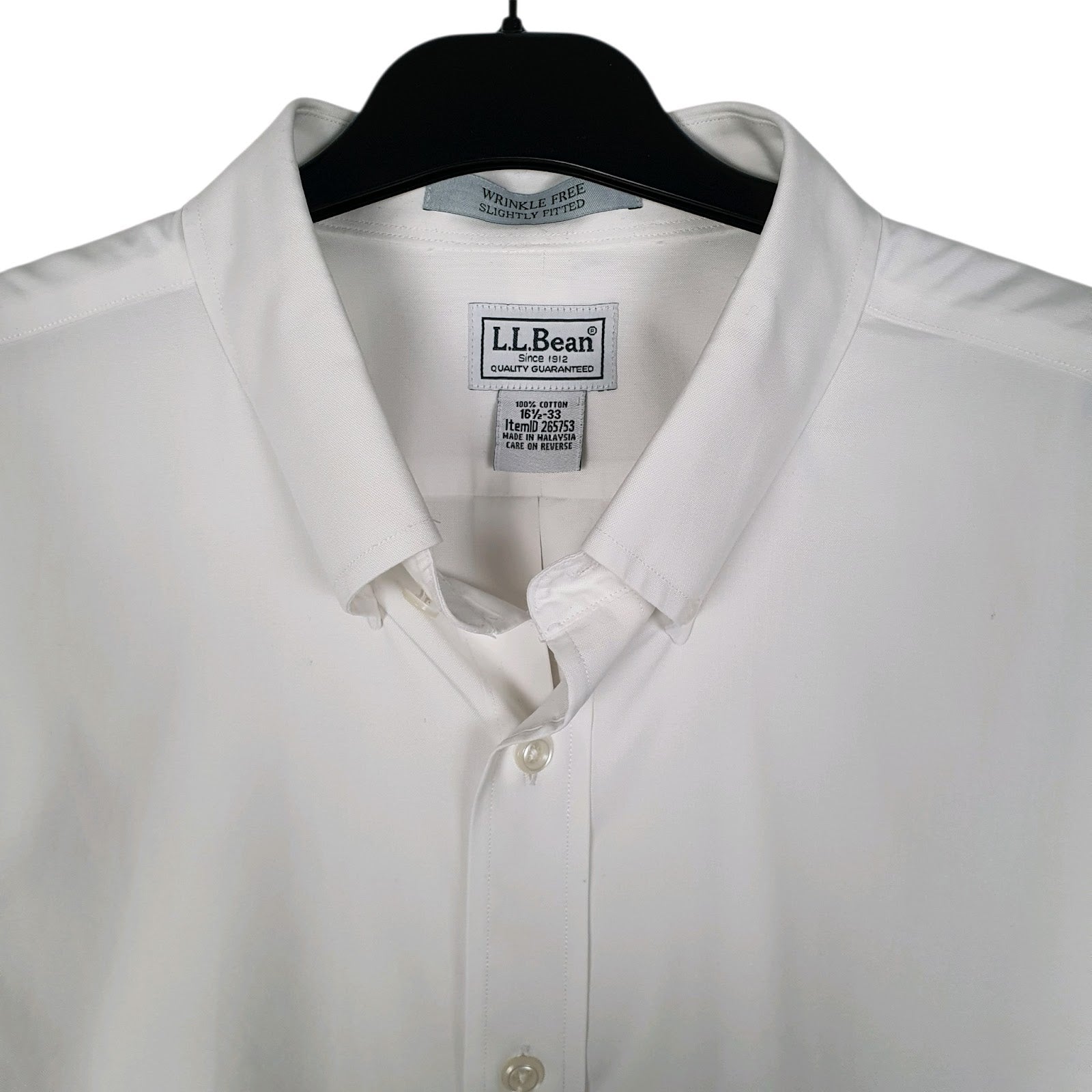 Mens White L.L.Bean   Shirt