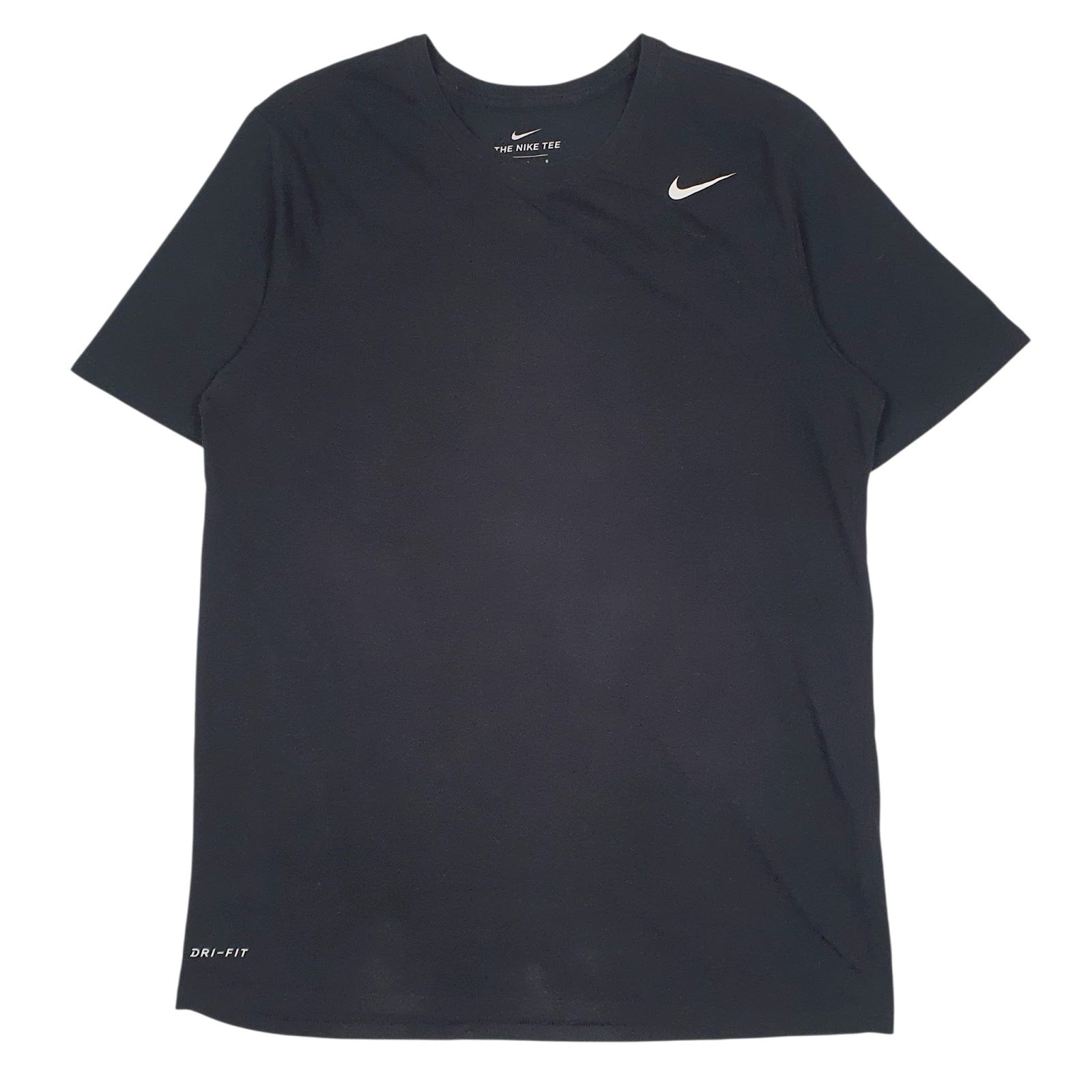 Mens Black Nike Dri-Fit Short Sleeve T Shirt